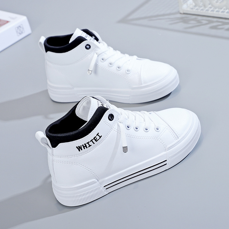 Fashion Women's High-top Breathable Sneakers 2023 Trend White Flat Casual Sports Designer Running Shoes for Woman Tennis Ladies 2f78