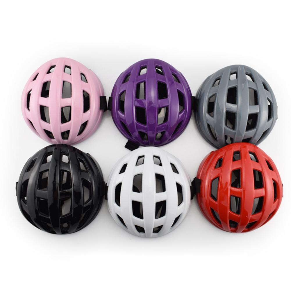 Durable Pet Helmet Buckle Adjustment Prevent Collision Fine Workmanship Integrated Design Dog Motorcycle Helmet