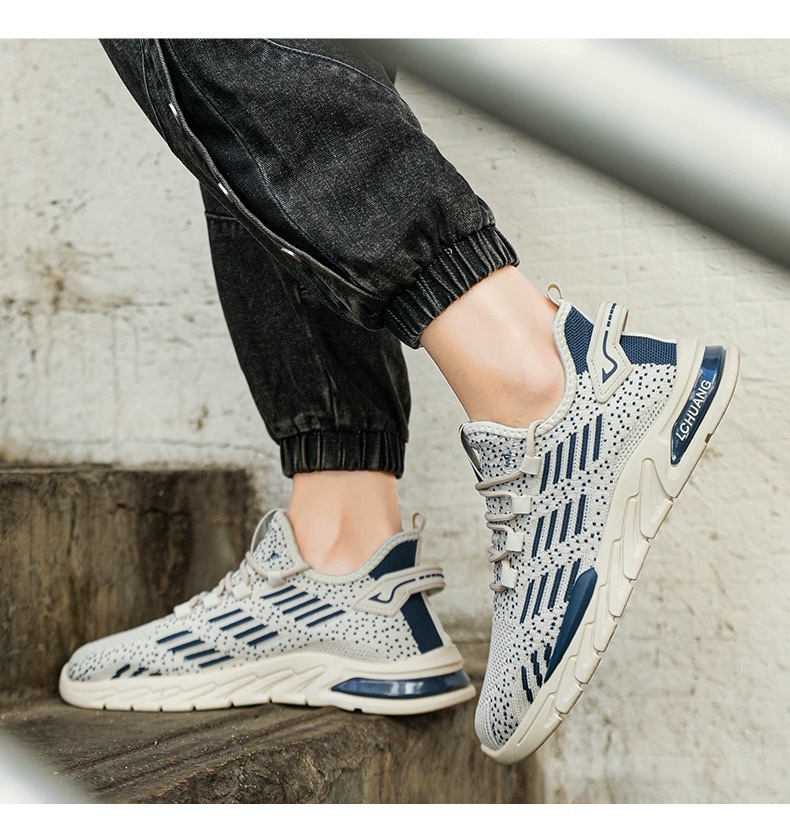 Breathable Ddmysports Summer New Men S Casual Running Mesh Sneakers Flyweave Shoes White Outdoor neakers hoes