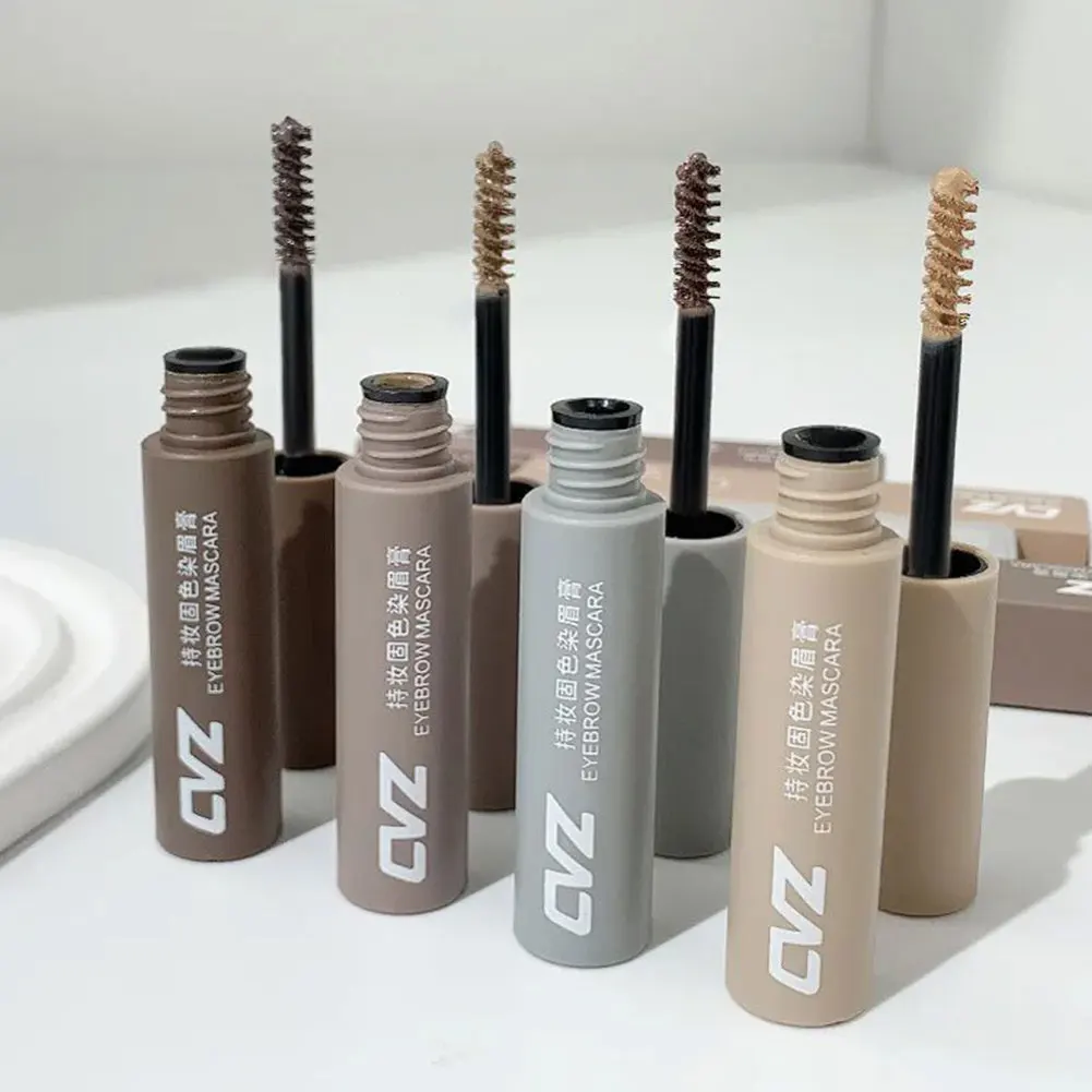 Professional Natural Pigments Tattoo Eyebrow Mascara Cream Lasting Eye Brow Tint Gel Liquid Paint Brown Black Color Makeup Tool