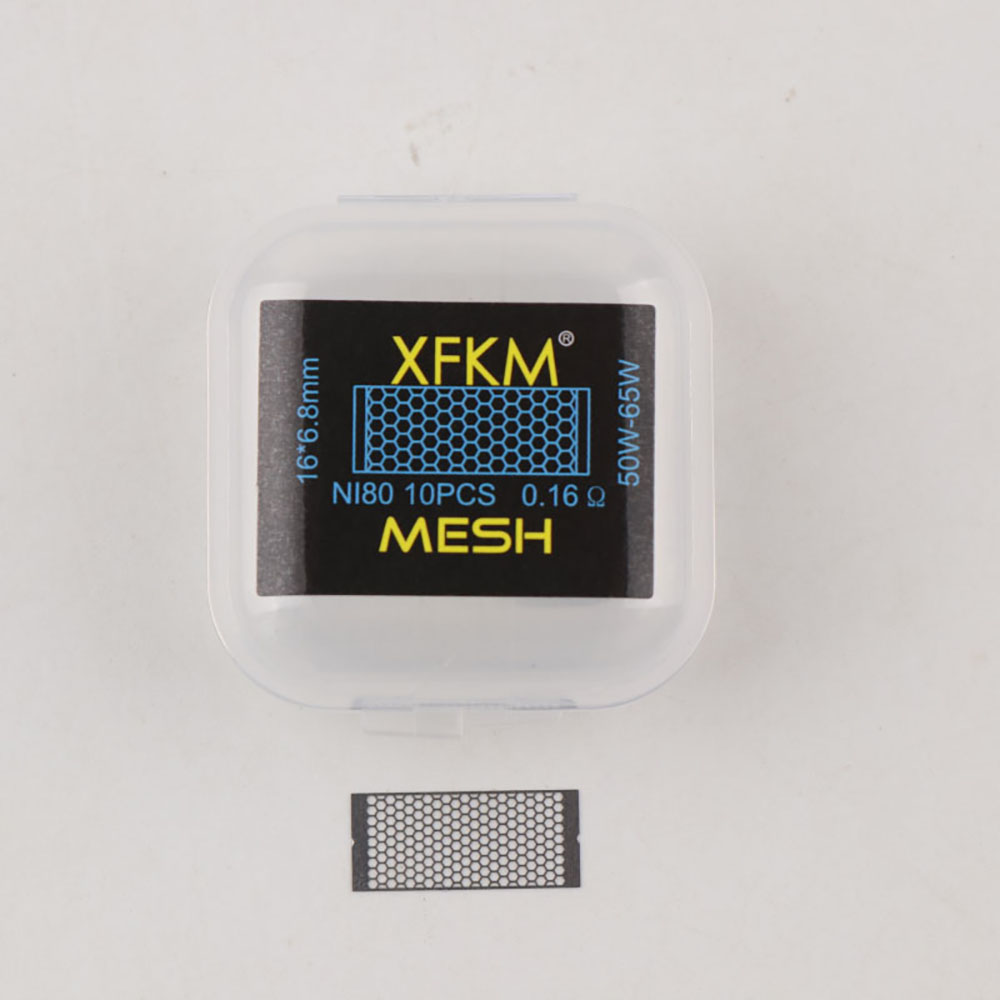 10Pcs/Lot XFKM Mesh Style Coils A1 0.13Ohm S316 0.12Ohm Ni80 0.16Ohm Heating Coil Wire for Profile RDA Unity RTA DIY Coil