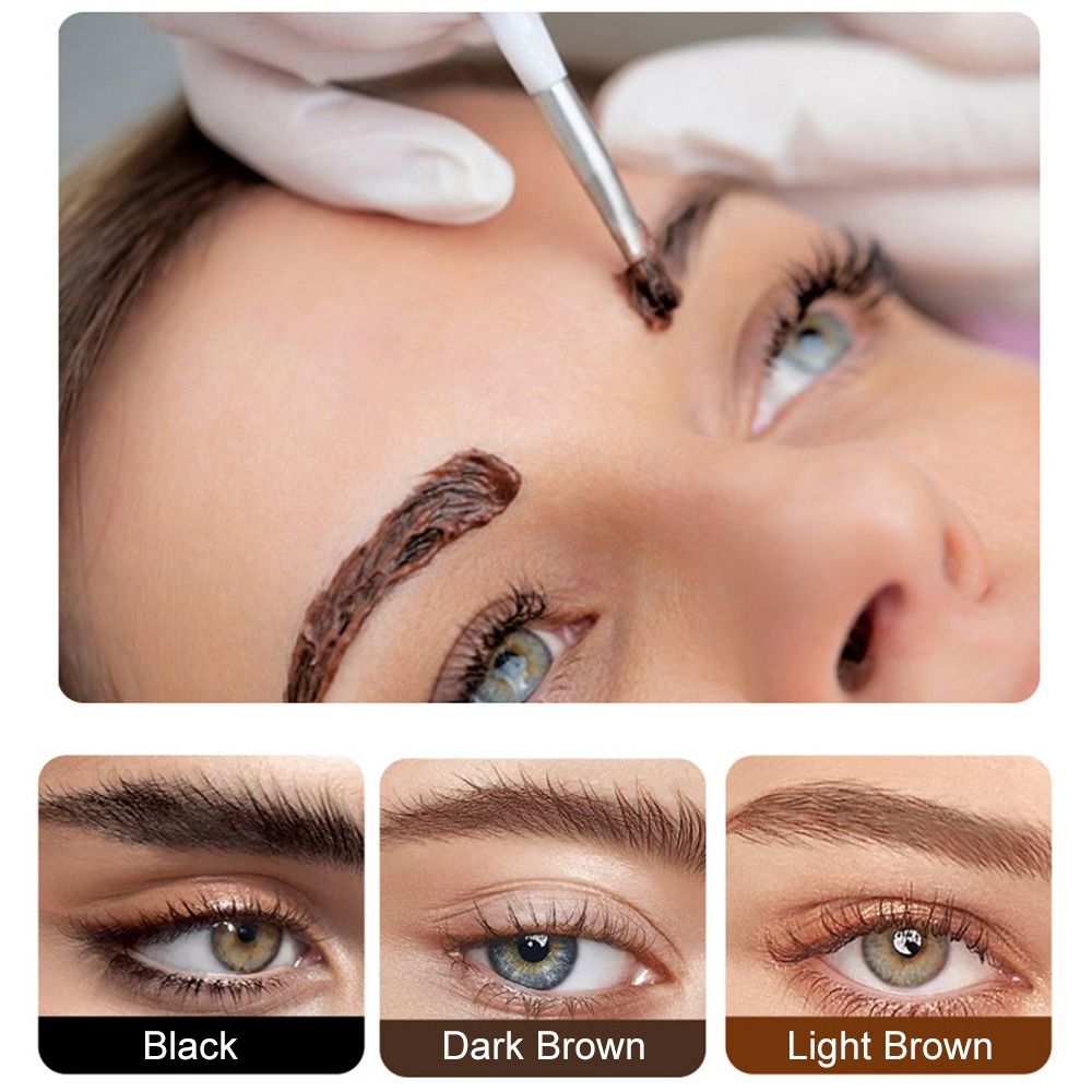 1/2Pcs 2023 New Professional Series Eyelash Eyebrow Dye Tint Waterproof Quick Drying Easy Dye Gel Eyelash Tint Cream Kit