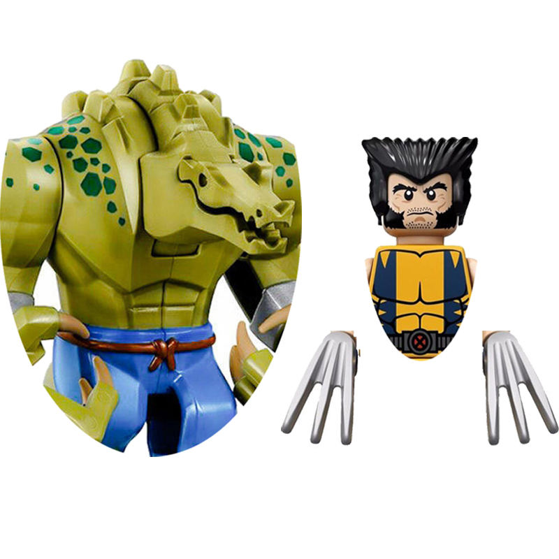 Great Value!!! 10.5cm Killer Croc Tail Gator Crocodile Killer Vs Wolverine Model 70907 Building Bricks Toys Blocks Child Figures