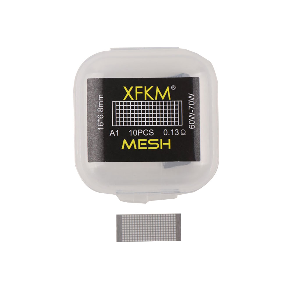 10Pcs/Lot XFKM Mesh Style Coils A1 0.13Ohm S316 0.12Ohm Ni80 0.16Ohm Heating Coil Wire for Profile RDA Unity RTA DIY Coil