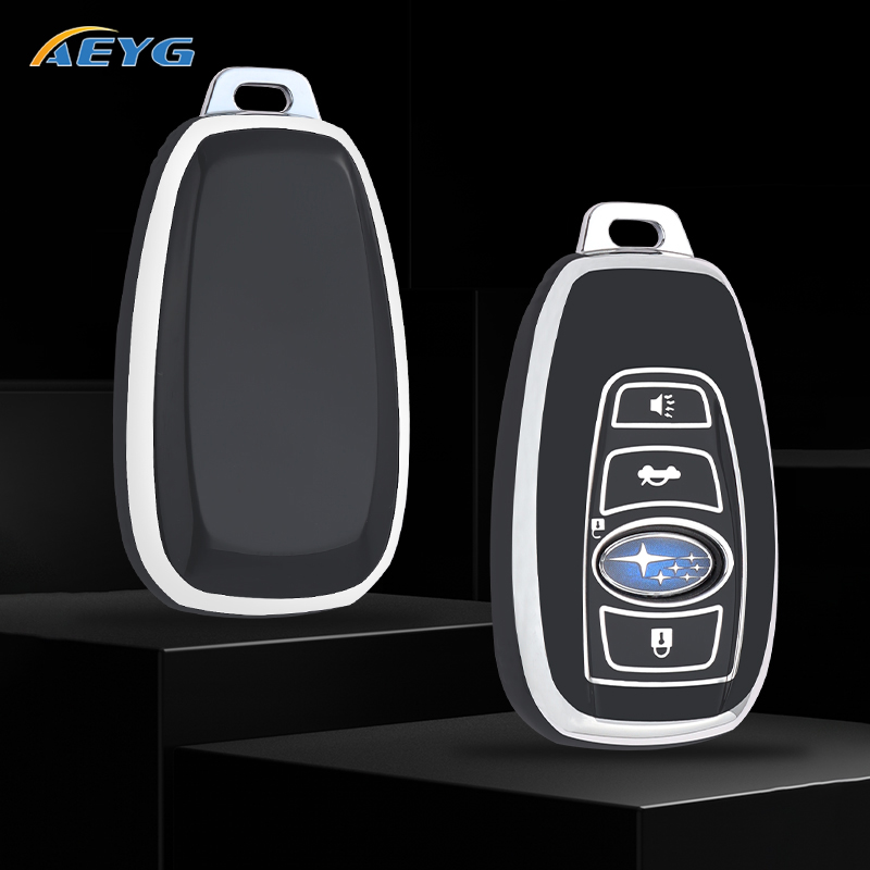TPU Car Smart Key Case Cover Shell For Subaru BRZ Forester Legacy Outback STI Impreza XV Crosstrek Protector Fob Accessories