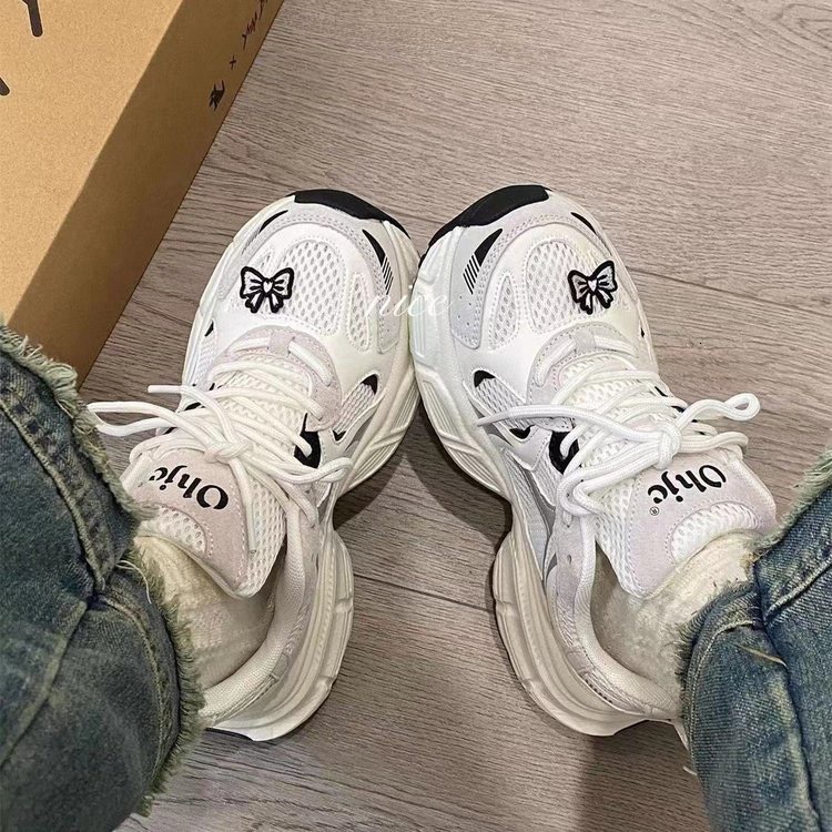 Ddmyoutdoor Casual Sports New Summer Ins Fashion Versatile China Chic Niche Design Thick Soled Dad Shoes Women