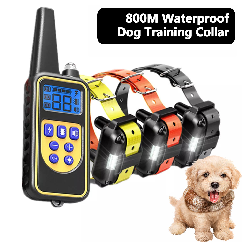 [New Edition]Dog Training Collar for Large Medium Small Dogs Rechargeable E Collar with Beep,Dog Shock Collar-IPX7 Waterproof