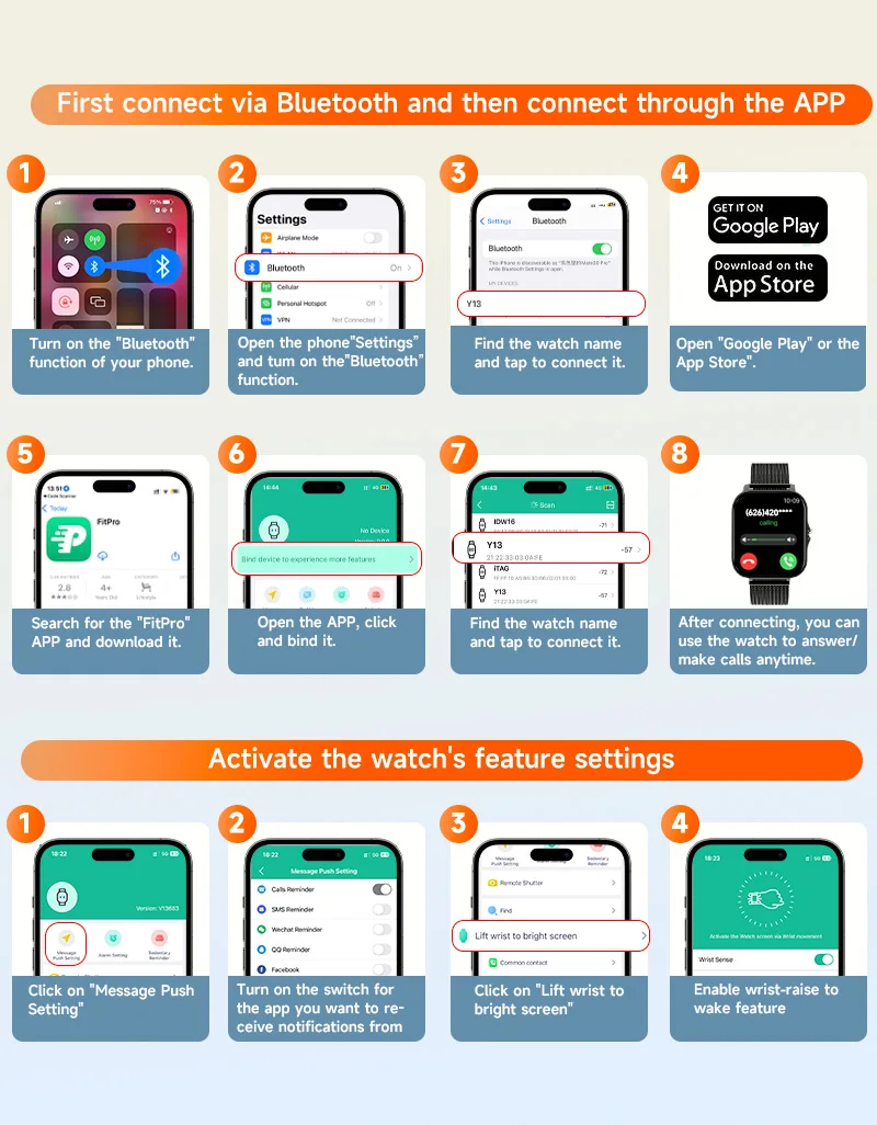 Android Smart Watch Phone 1.44'' Full Touch Color Screen Bluetooth Call Blood Oxygen Pressure Monitoring Smartwatch Women Men 1.44'
