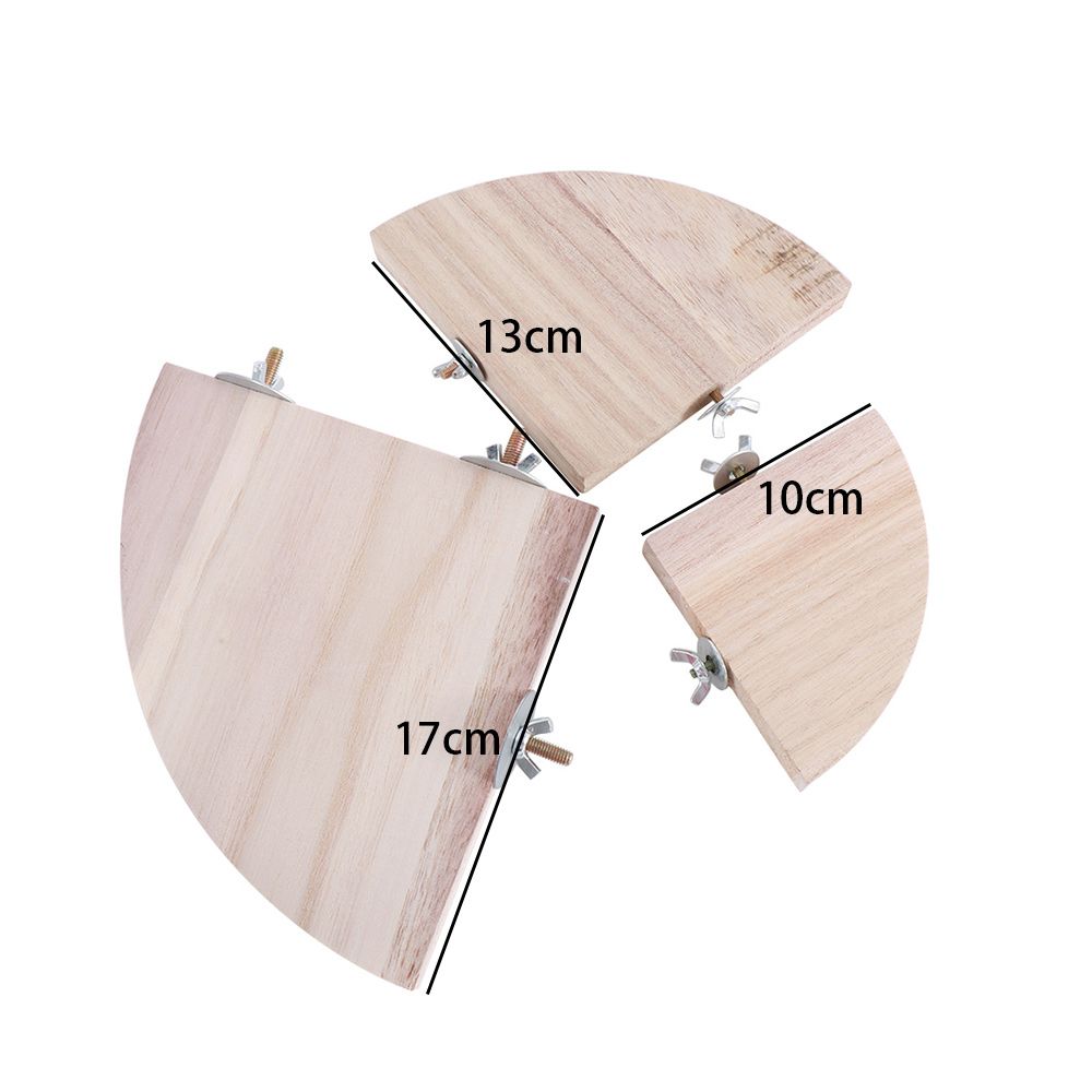 Branch Hamster For Bird Cage Pet Supplies Pet Bird Parrot Wood Platform Station Board Perches Stand Rack Toy