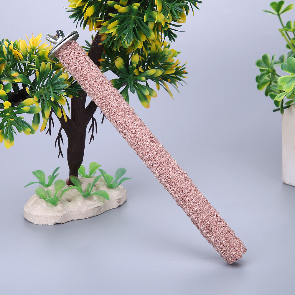 Colorful Beak Grinding Stick Non-toxic Parrot Paw Stick Eco-friendly Creative Reusable Durable Funny Portable Cage Decoration