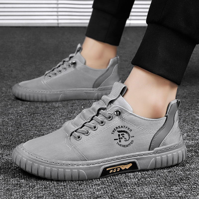 Breathable Canvas Men Sneakers Casual New Walking Flats Slip-on Man Vulacnized Shoes Summer Working Footwear ato De Hombre 4469