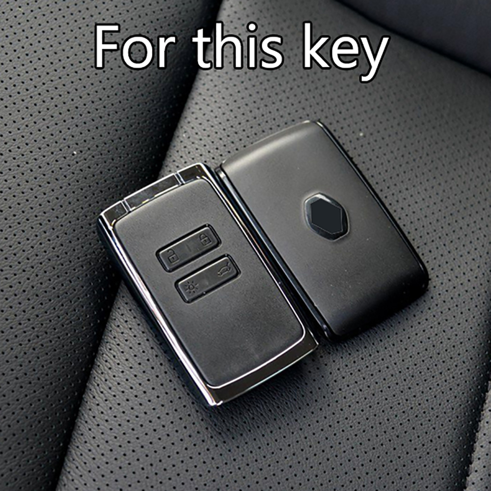 silicone car key cover case for Dacia Logan 3 for Renault Captur Zoe Espace 5 Clio Megane 4 Arkana Arcan key holder shell