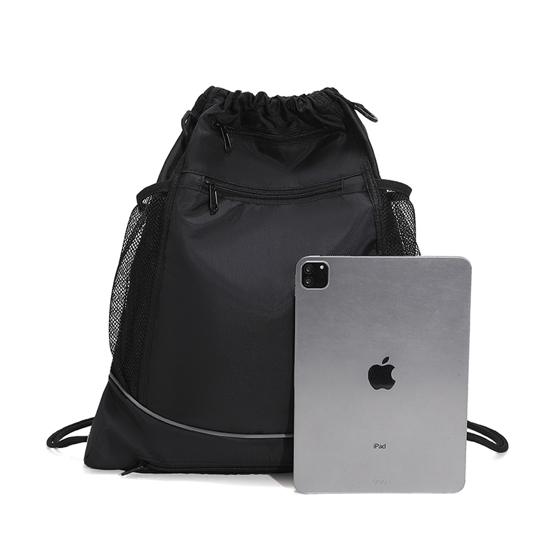 Drawstring Basketball Backpack For Boys, Foldable Soccer Backpack Gym Bag Sackpack Sports Sack With Detachable Ball Mesh Bag For