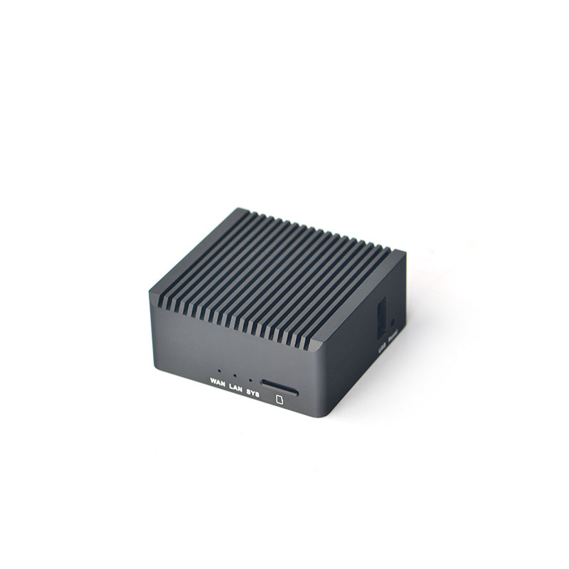 NanoPi R2S Rockchip RK3328 with CNC Metal Case Mini Router Dual Gigabit Port 1GB SBC OpenWrt System
