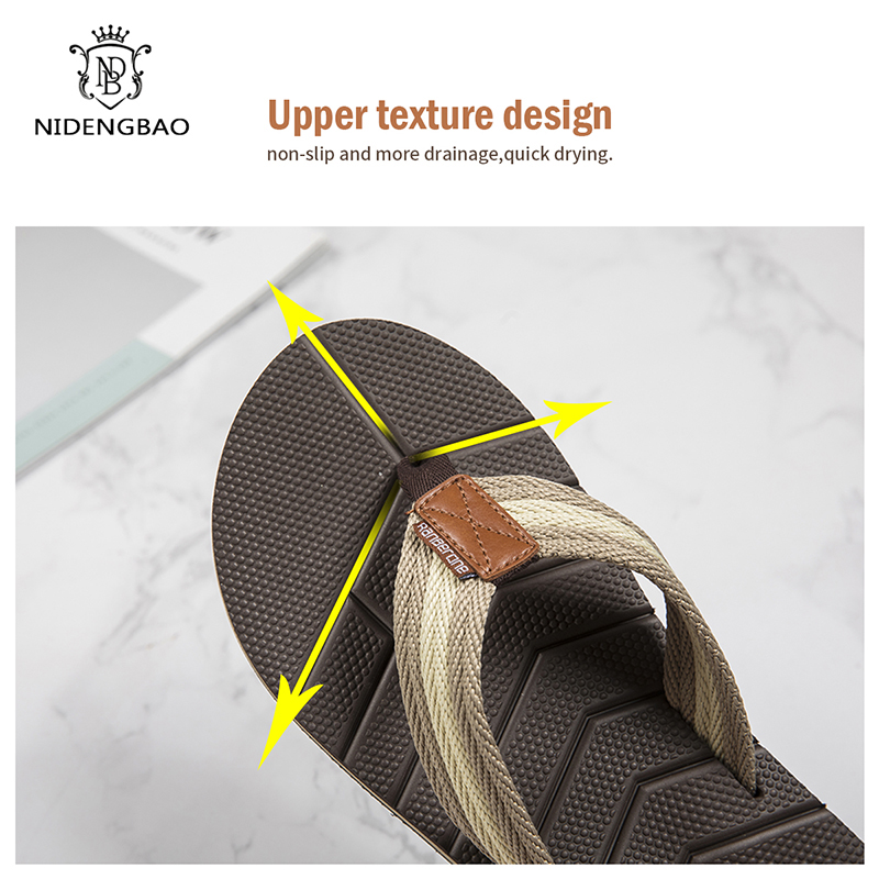 Summer Flip Flops Men Drainage Non-Slip Design Men Beach Shoes Outdoor Comfort Flip Flops Men Big Size 50 Zapatos De Hombre