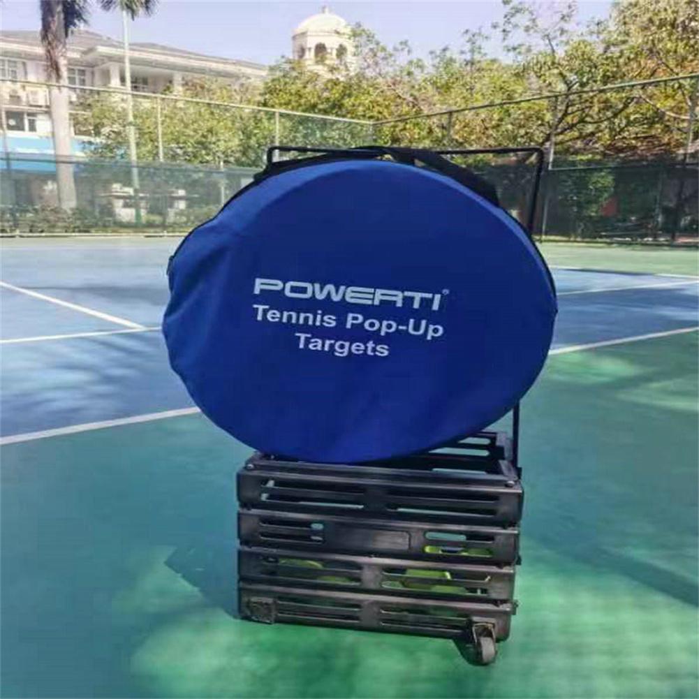 Portable Tennis Target Rings Foldable Long Service Time Tennis Trainer Driving Range Equipment
