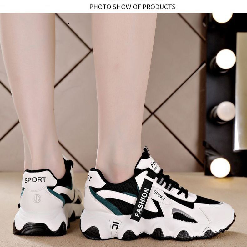 Ddmysports Daddy S New Women Shoes Sports Casual Versatile Students China Chic Thick Soled High Mesh Shoes OUTDOOR