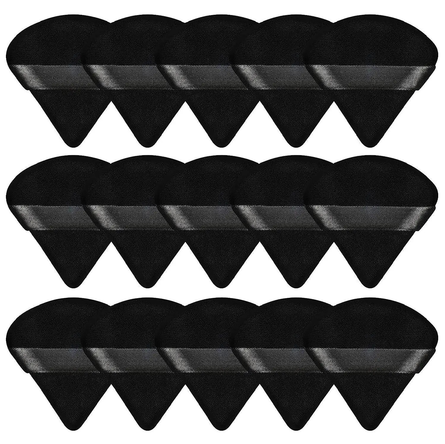 510153050Pcs Mini Portable Triangle Powder Puff Dry Soft Sponges Loose Powder Setting Makeup Air Puff Tools 240621