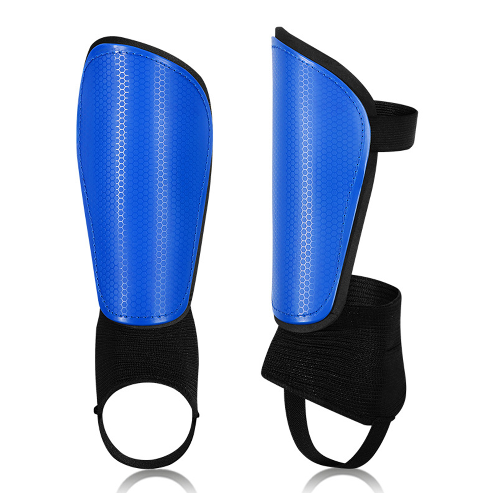 Soccer Shin Guard with Ankle Protector and Adjustable Straps Football Protective Equipment for Kids Youth Adults S / M / L / XL