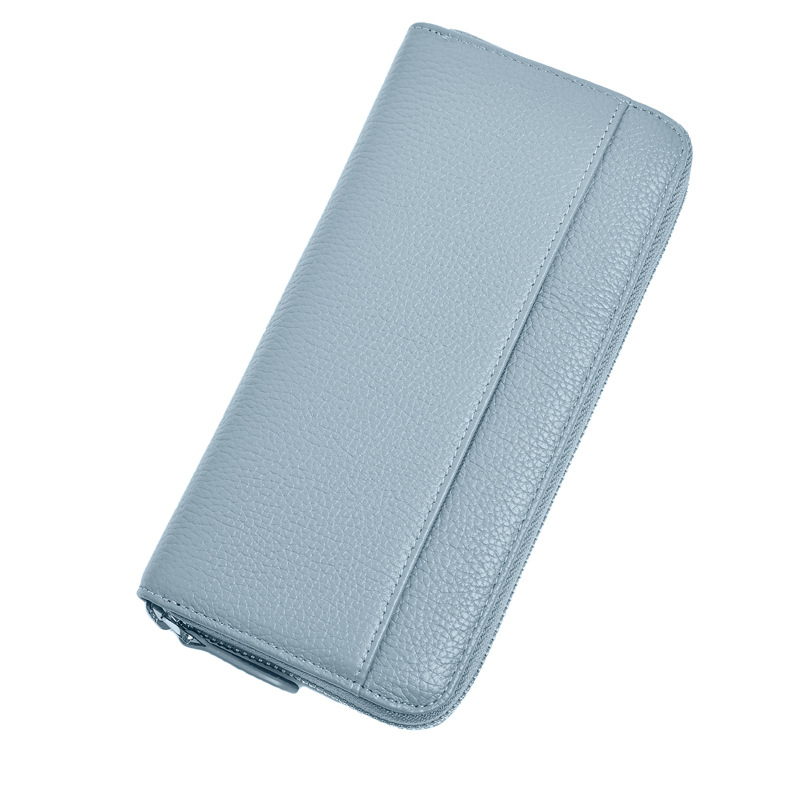 Large Capacity Women Long Wallets Coin Purse Versatile Genuine Leather Clutch Bag RFID Card Holder Wallet Carteras Para Mujer