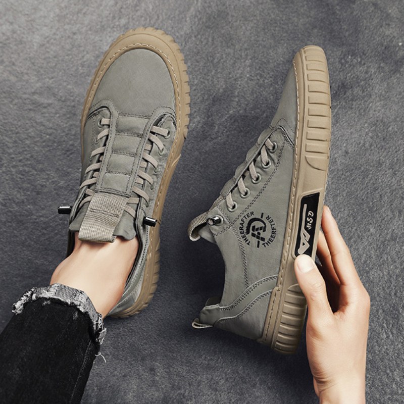New Canvas Men Shoes Comfortable All-match Sneakers Men's Summer Breathable Ice Silk Cloth Shoes for Men Casual Walking Loafers