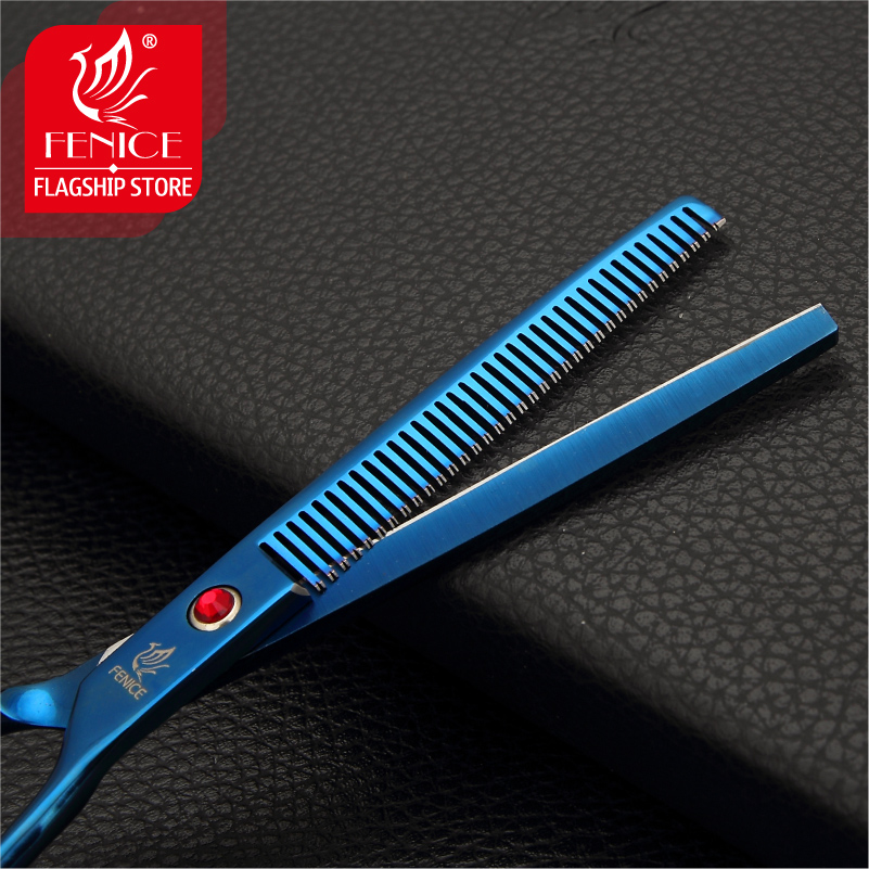 Fenice 6.5/7 inch Professional Pet Dog Grooming Scissors Thinning Shears Thinning Rate about 25-30%