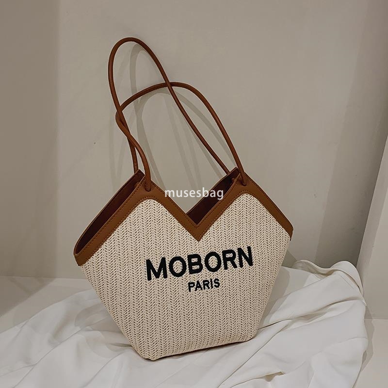 Designer Women's High Quality Retro Multi functional High Grade Grass Woven Bag Summer Fashion Versatile Large Capacity Small and Fashionable Sho