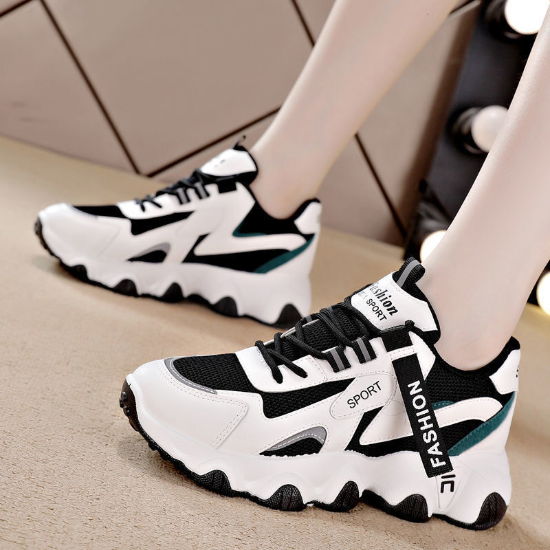 Ddmysports Daddy S New Women Shoes Sports Casual Versatile Students China Chic Thick Soled High Mesh Shoes OUTDOOR