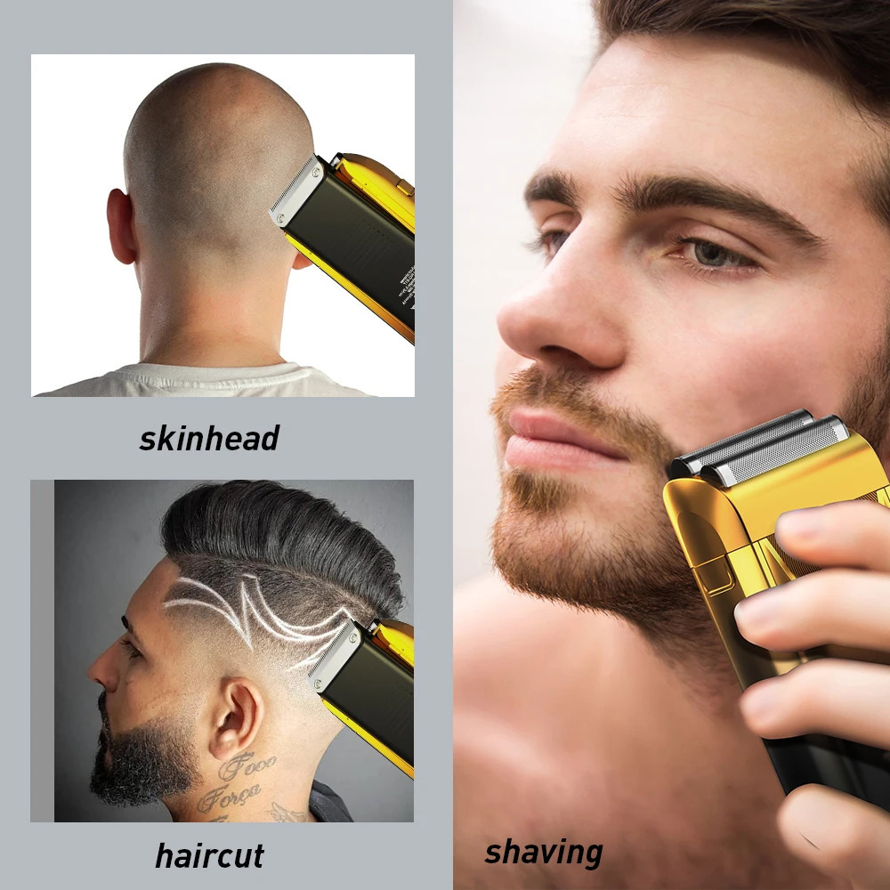 Electric Razor Electric Shaver Rechargeable Shaving Machine For Men Shaver Beard Razor Wet-Dry Use Beard Trimmer 240621