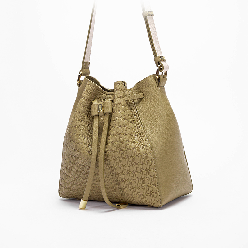 Solid Color Minimalist Women's Shoulder Bag with Drawstring Design, Large Capacity and Versatile, Fashionable