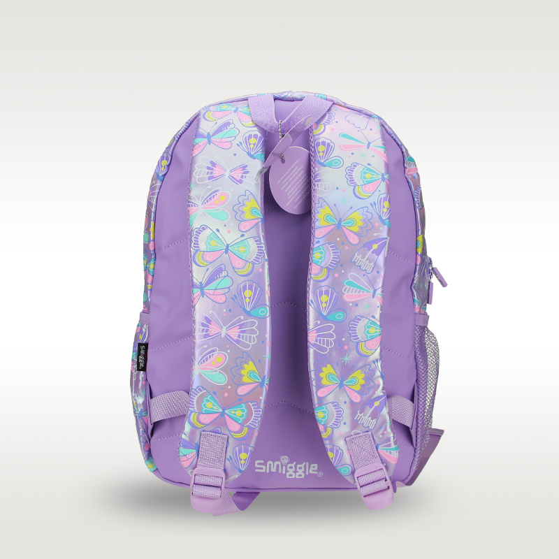 Australia original children's hot-selling schoolbag female cute high-quality backpack purple butterfly big schoolbag