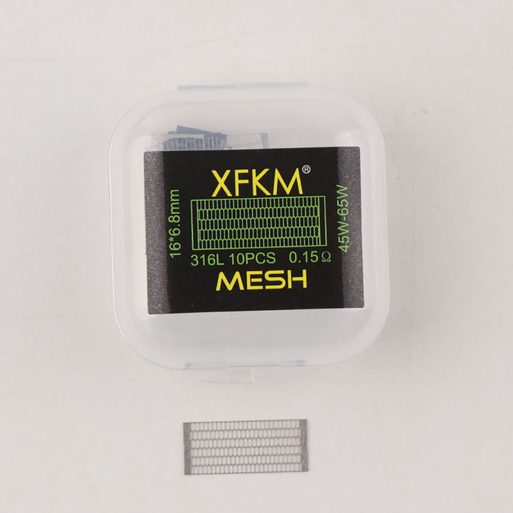 10Pcs/Lot XFKM Mesh Style Coils A1 0.13Ohm S316 0.12Ohm Ni80 0.16Ohm Heating Coil Wire for Profile RDA Unity RTA DIY Coil
