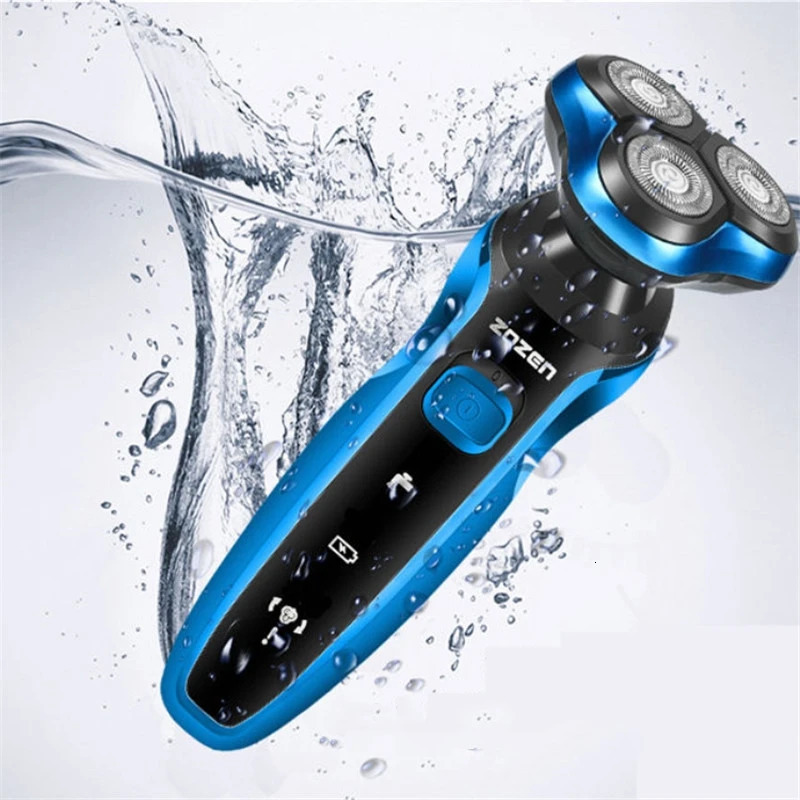 Electric Shaver Rechargeable Electric Razor Shaving Machine Cleaning Beard Razor for Men Wet and Dry Waterproof Washable ZN1159 240621