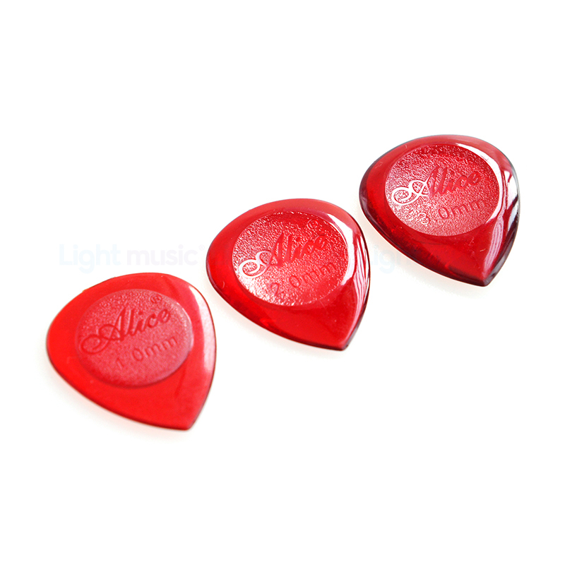 100pcs Alice Guitar Bass Picks AP-100JS/JM 2025 Durable Clear Pure Color Plectrum 1.0 2.0 new 3.0 Mixed Small Size with Guitar Picks