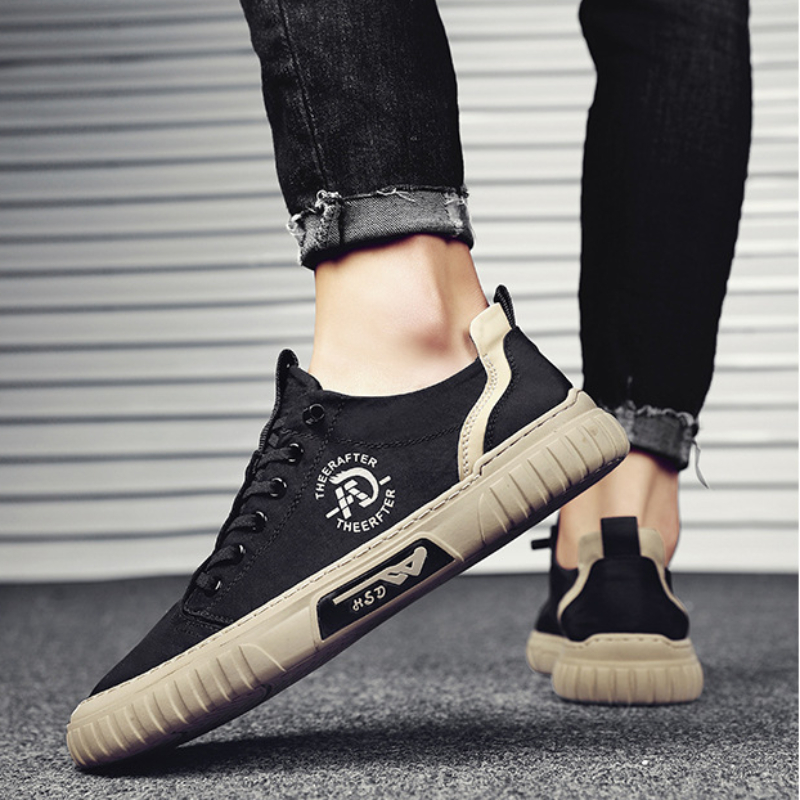New Canvas Men Shoes Comfortable All-match Sneakers Men's Summer Breathable Ice Silk Cloth Shoes for Men Casual Walking Loafers