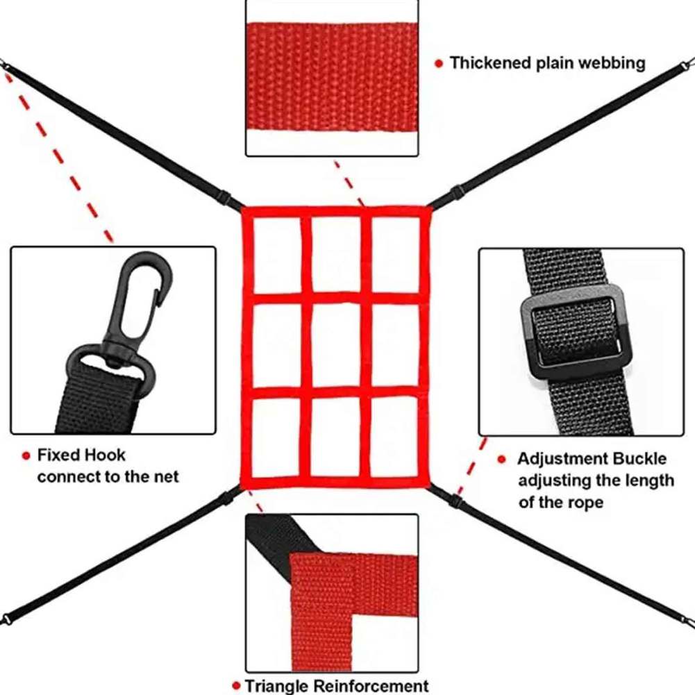 Baseball Practice Net for Hitting Throwing Baseball Softball Net Adjustable Zone Target For Baseball Training Batting Cage Net