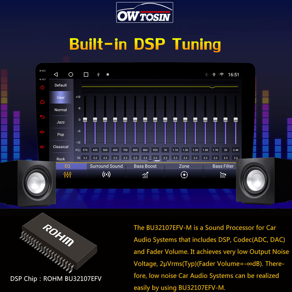 Owtosin Android 12 8Core 8G+256G QLED 2K Car Radio For Skoda Fabia Combi Superb Yeti Octavia Roomster 2006-2015 WiFi GPS CarPlay