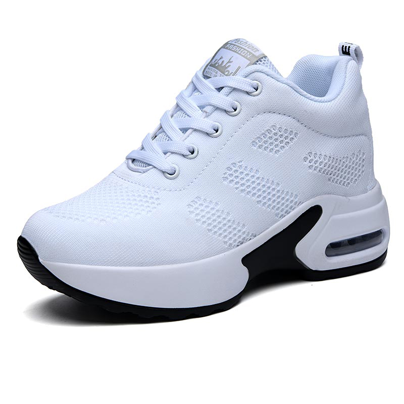 Leisure Sports Women's with Added Thick Soles That Can Grow Taller Breathable NEW hot Comfortable and Elegant Vulcanized Shoes