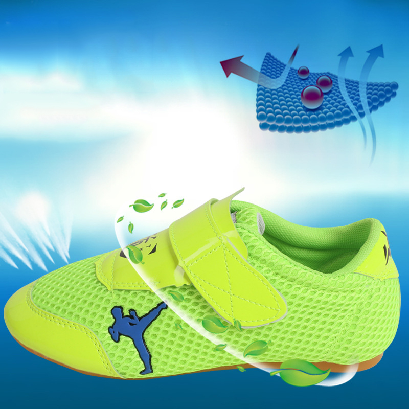 Karate Taekwondo Shoes Breathable new Non-slip Boxing Kung Fu Shoe Martial 2025 Arts Tai Chi FiessTraining Shoes For Adults Kids Sports