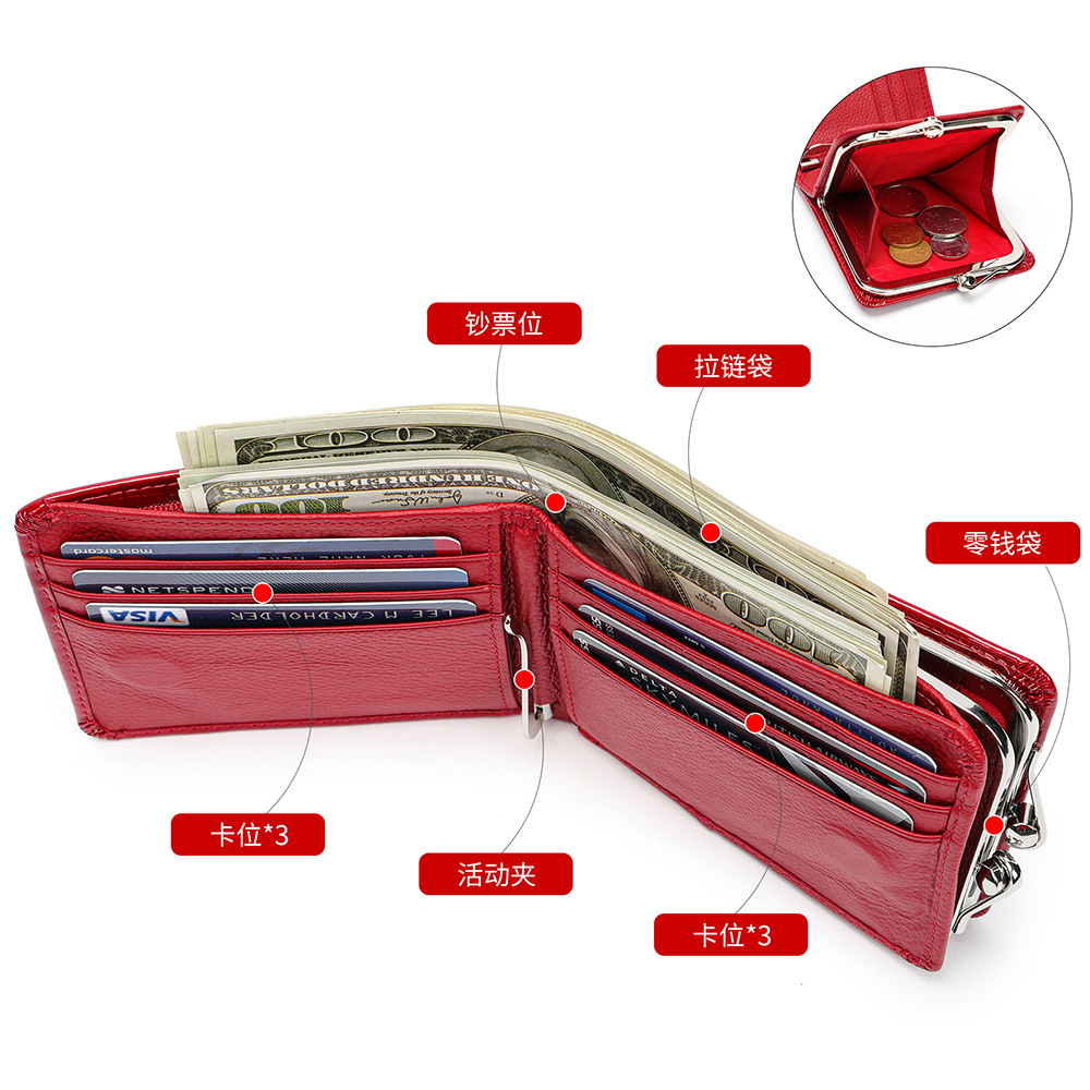 Designer Leather Coin Purse Women: Short Wallet For Cards & Coins New Free Delivery Designer Bag