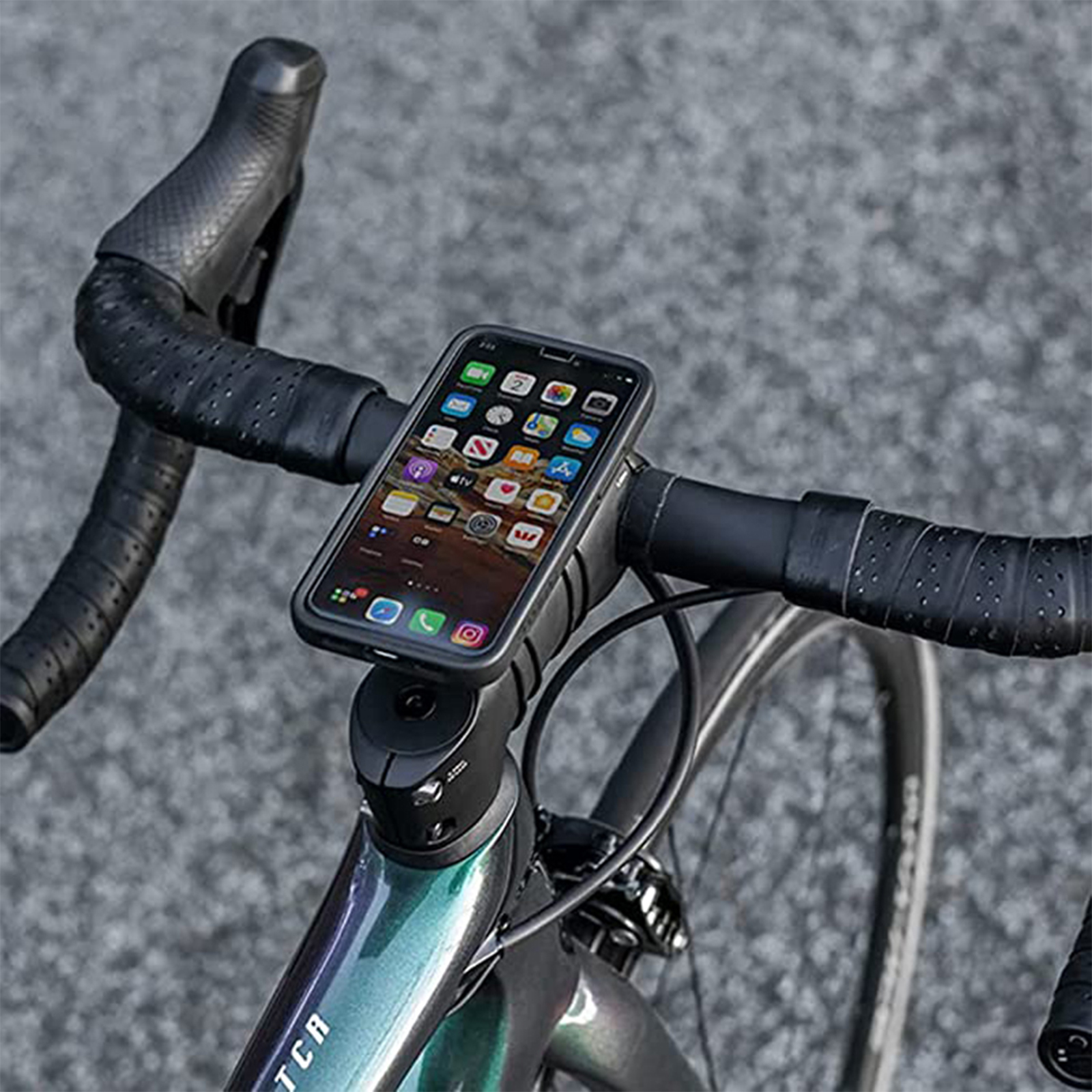 Motorcycle Bike Phone Holder Stand Bicycle Quad Lock Phone Holder Car Mobile Support Shock-resistant Handlebar Mount Bracket