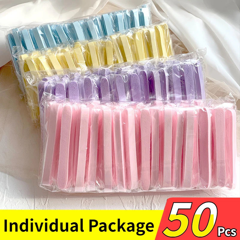 1050pc Compressed Wash Sponge Clean Disposable Powder Puff Face Cotton Pad Cleansing Beauty Strip 240621 123 123