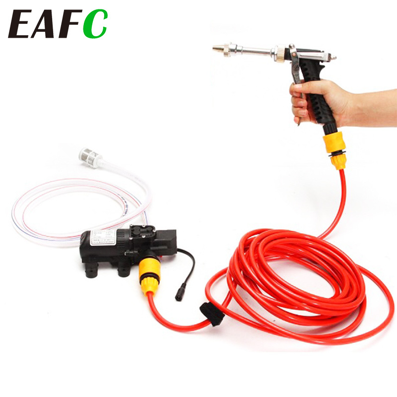 12V Car Washer Pump High Pressure Car Electric Washer Wash Pump Set Portable Auto Washing Cleaning Machine Kit Washer Sprayer