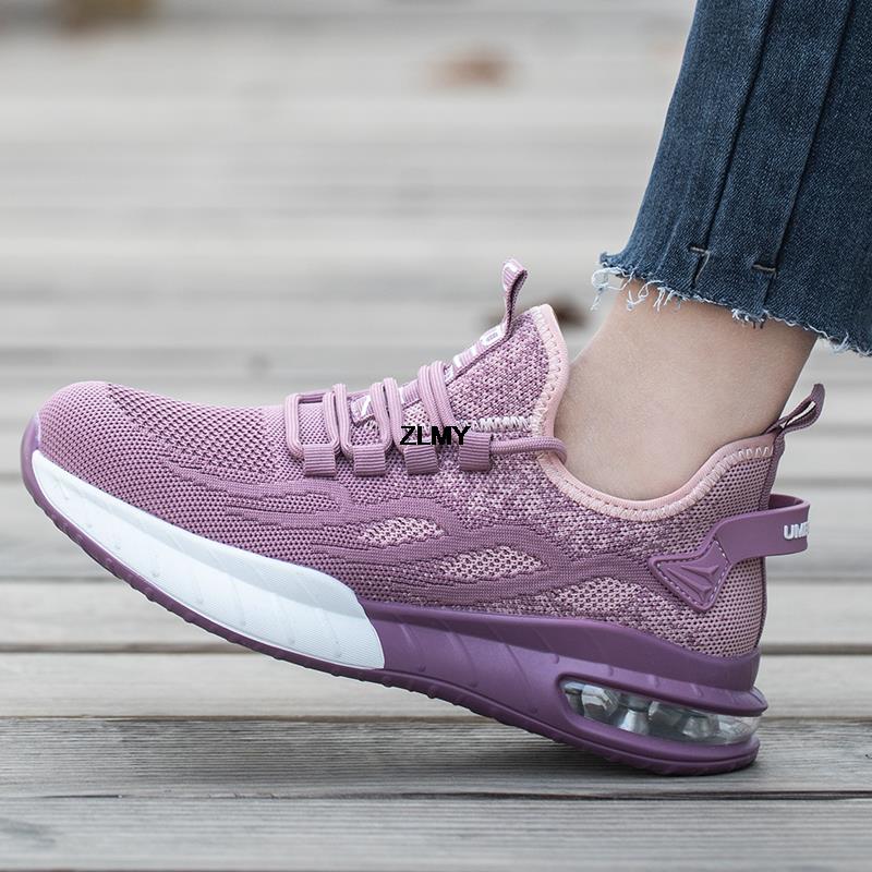 Women New Steel Toe Sneakers Woman Breathable Safety Boots Female Puncture Proof Work Shoes Light Industrial