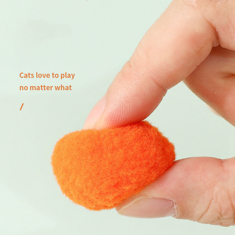 1 Set Cat Toy Interactive Pet Training Play Plush Toy Gun Funny Kitten Puppy Shooting Balls Games Pet Supplies Cat Accessories