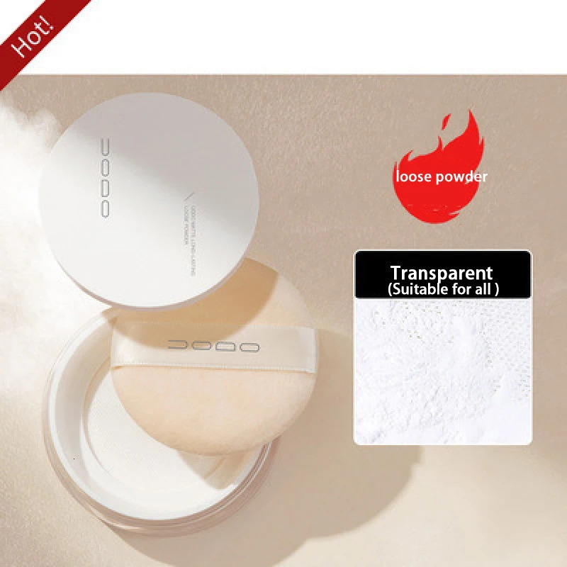 UODO Loose Powder Matte Translucent Setting Powder Cosmetics Waterproof Oil-control Velvety Professional Lasting Powder Makeup 240704