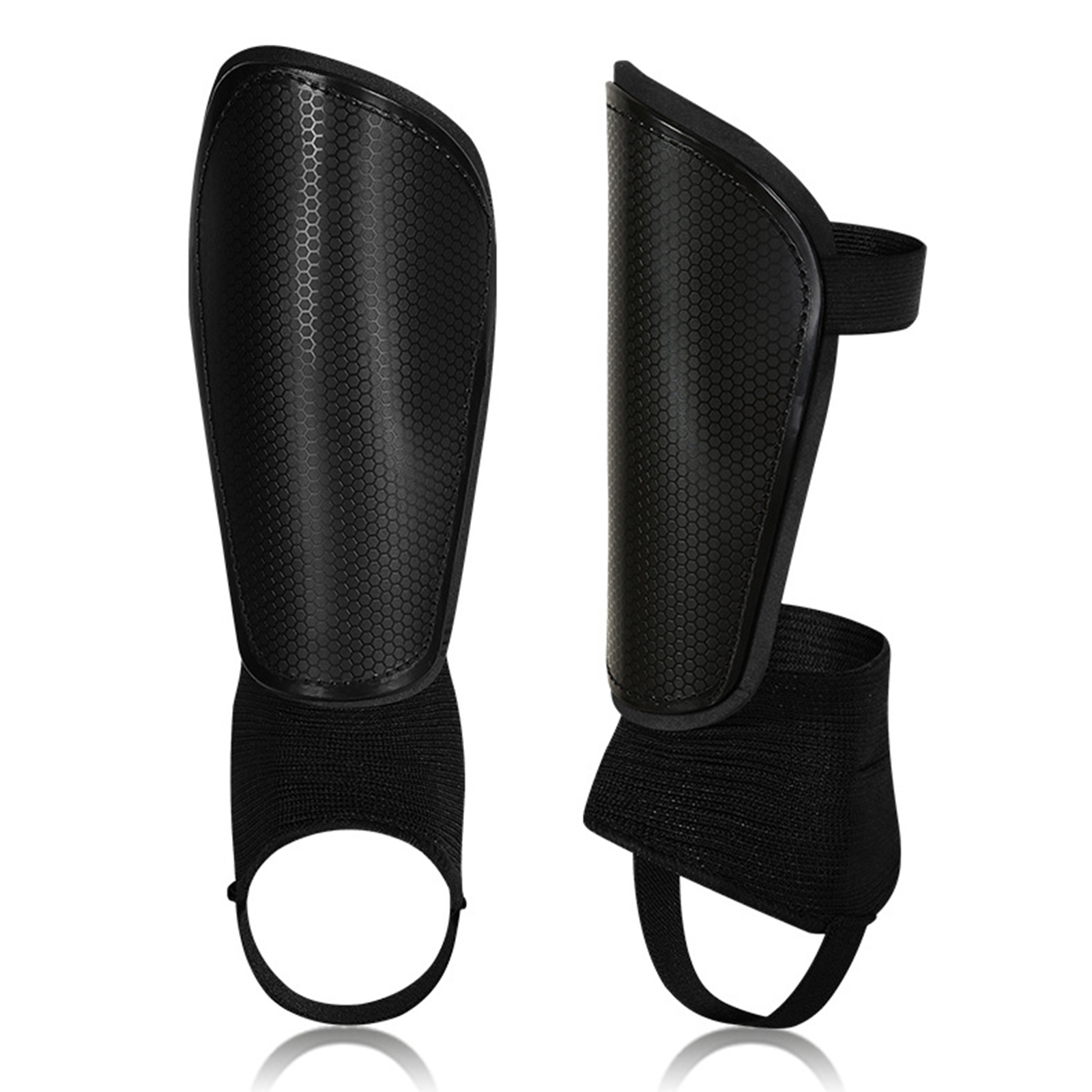 Soccer Shin Guard with Ankle Protector and Adjustable Straps Football Protective Equipment for Kids Youth Adults S / M / L / XL