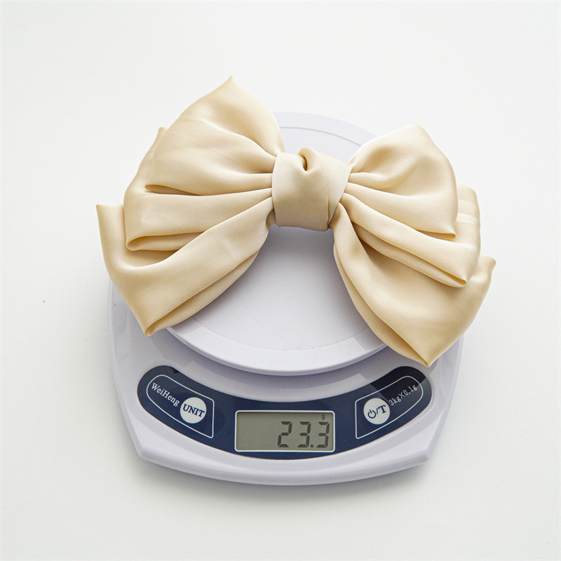 Elegant Big Bows Heairclips New Arrival Brown Bowknot Hairpins Elastic Ponytail Clip Hairgrip Vintage Barrettes Hair Accessories