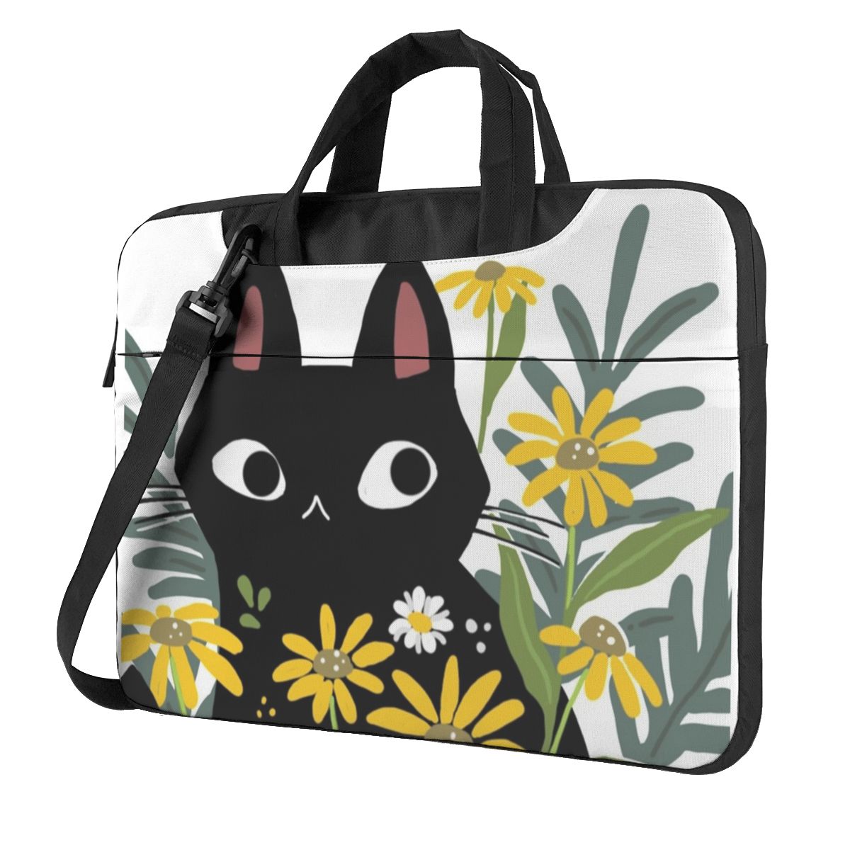 Black Cat With Flow… - image