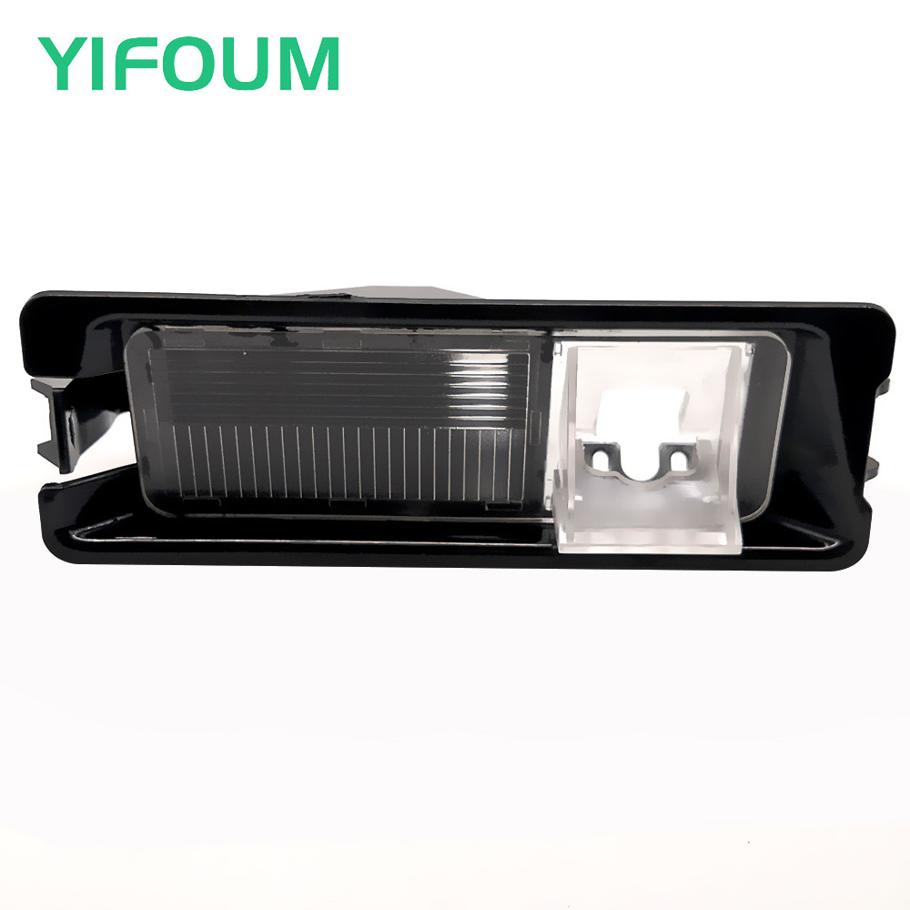 YIFOUM Car new Rear View Camera Bracket License Plate Light Housing Mount For Nissan March Micra/Renault Logan 2025 Sandero Stepway Pulse